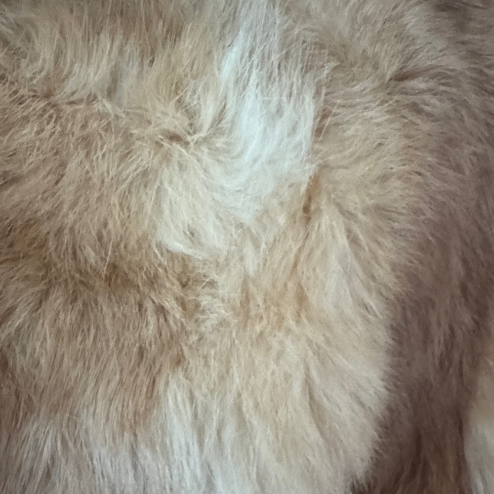 Vintage Genuine Fur Belted Wrap Coat | Soft Honey Brown | Glam Boho Luxe - Picture 7 of 8